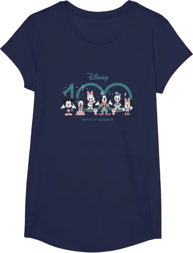 Vista 22 de Disney 100 Years of Wonder Mickey & Pals Muted Cute D100 Camiseta, Negro