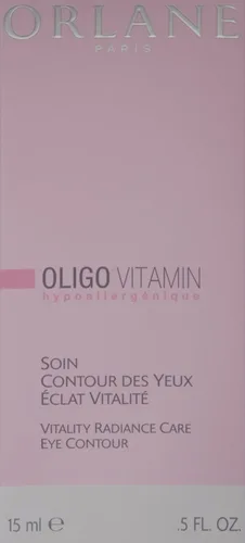 Vista 2 de ORLANE PARIS Oligo Vitamina Vitality Radiance Care Contorno de ojos – Tratamiento calmante de gelatina ocular con aplicador roll-on – Crema de ojos