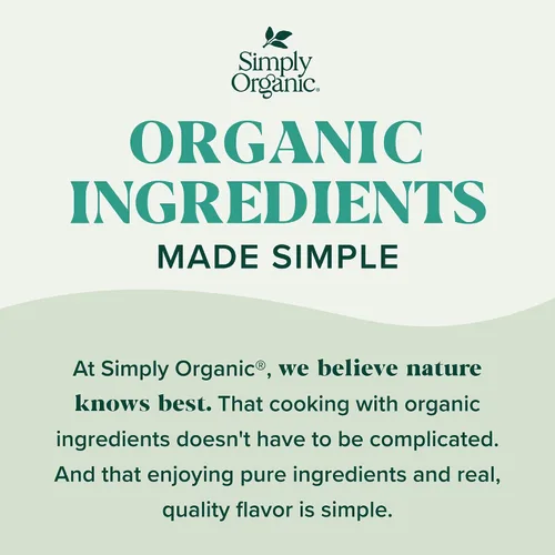 Vista 5 de Simply Organic Saborizante de vainilla (sin alcohol), certificado orgánico 4 onzas / 113.39 gramos