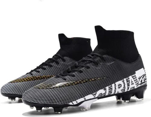 Vista 2 de FGCVX Botas de fútbol atléticas para hombre, zapatos de fútbol de césped, suelo firme