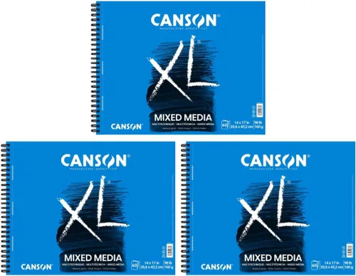 Vista 13 de Canson Bloc de medios mixtos serie XL 5-1/2" x 8-1/2", paquete de 6
