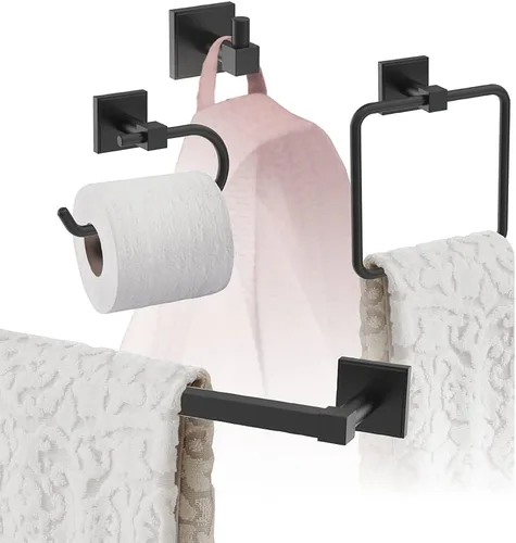 Vista 5 de Amerock Níquel cepillado Appoint 5 piezas Juego de accesorios de baño