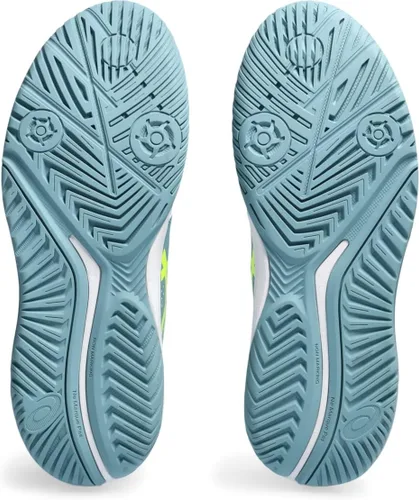 Vista 7 de ASICS Zapatillas Gel-Challenger 14 para mujer, 11, GRIS Azul/Amarillo de seguridad