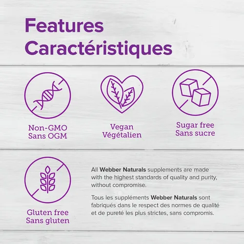 Vista 3 de Webber Naturals Magnesio 250 mg, 210 cápsulas Valor