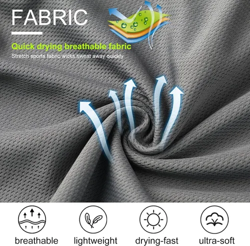 Vista 6 de Suwangi Pantalones cortos de correr para hombre, de 3 pulgadas, de secado rápido, para hombres, pantalones cortos deportivos de respiración