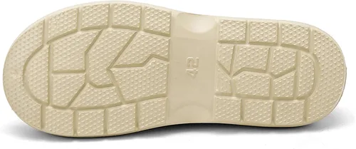 Vista 6 de Zapatos de chef cálidos para hombres y mujeres, antideslizantes, impermeables, zapatos de trabajo para hombre, cómodos zapatos de enfermería