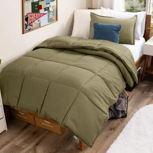 Vista 42 de Bare Home - Juego de edredón - Ultrasuave - Alternativa al plumón de ganso - Serie Premium 1800 - Calidez para todas las estaciones