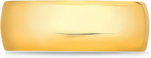 Vista 3 de DiamondMuse 2MM - 8 MM Unisex Comfort Fit Wedding Band in 10k Solid Gold