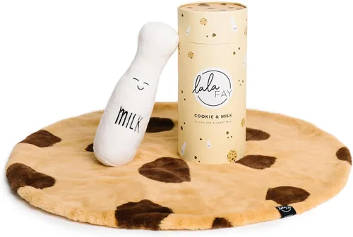 Vista 7 de Mini manta Cookie Buddy – Manta de seguridad unisex de lujo Minky de piel sintética para bebé – Regalos esenciales para recién nacidos para niños