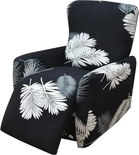 Vista 18 de Fundas para silla reclinable para silla reclinable, 4 piezas, funda para sofá reclinable con bolsillos, funda elástica antideslizante y reclinable
