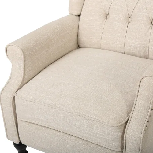 Vista 10 de Sillón reclinable, de la marca Elizabeth Tufted, Tela, Light Beige