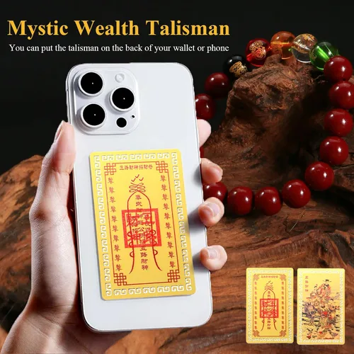 Vista 6 de Pulsera china de la riqueza y la suerte del Feng Shui para mujeres para atraer dinero, riqueza, éxito, pulseras de dinero con cuentas para mujer