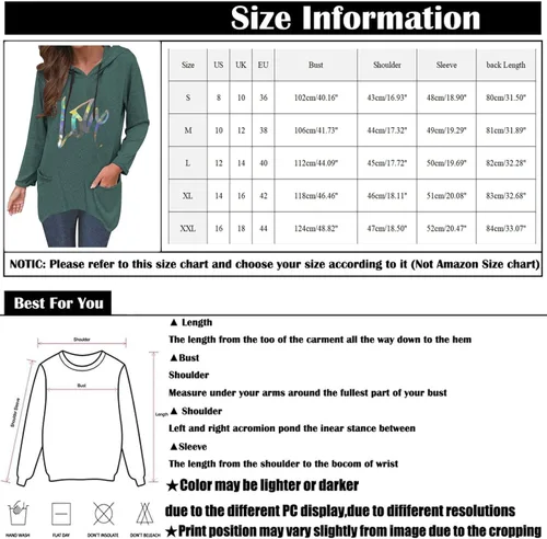Vista 2 de Sudadera para mujer, camiseta de manga larga con estampado gráfico para el día de San Valentín, sudadera cálida con cuello redondo, ropa de otoño