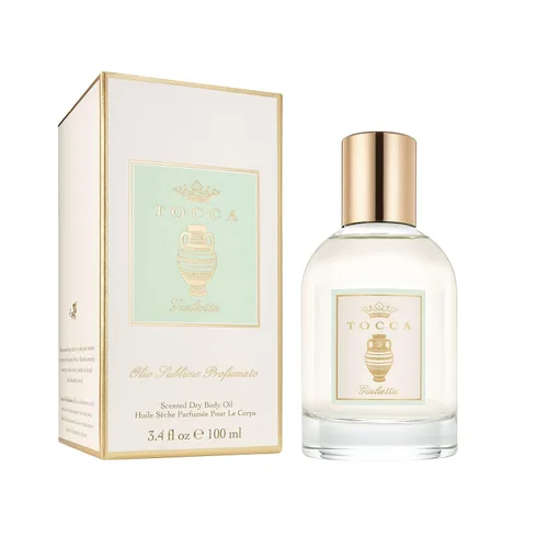 Vista 11 de Tocca Cleopatra Aceite corporal seco perfumado, 3.4 onzas líquidas Olio Sublime Profumato - Fragancia corporal con pomelo, jazmín y almizcle