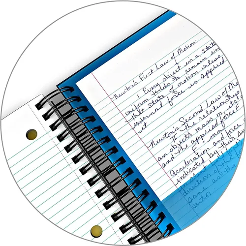 Vista 5 de Cuaderno iScholar iQ con doble anillado, con Poly Cover, Variados