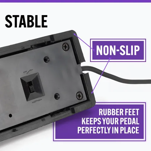 Vista 4 de Pedal de teclado universal On-Stage KSP100 Sustain