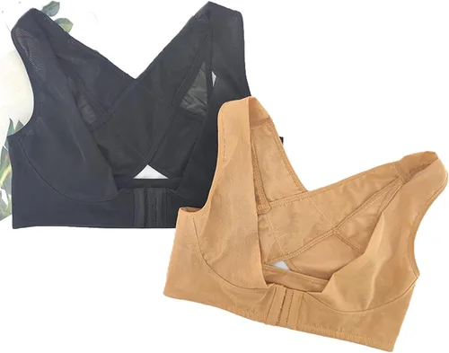 Vista 7 de Soporte para el pecho para mujer, corrector de postura, chaleco moldeador, brasier moldeador, brasier push up, soporte de espalda