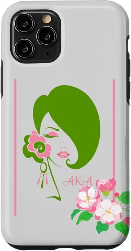 Vista 29 de Black Sorority Excellence Beautiful Woman Pink & Green Case for iPhone 17