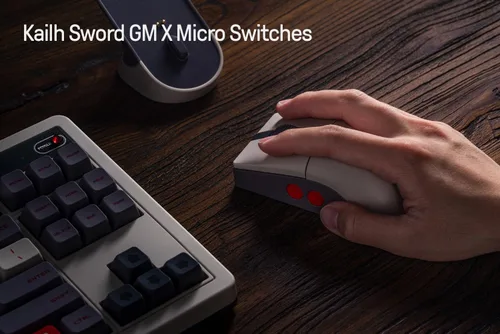 Vista 5 de 8Bitdo Ratón retro R8 con base de carga, sensor óptico PAW 3395 DPI 26K, frecuencia de sondeo 4K, botones programables, microinterruptores Kailh