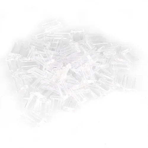 Vista 8 de Mangas de marcos sin bordes, 3 tipos 100 unidades de mangas de compresión de plástico para gafas sin montura Accesorios Herramientas (01 #)