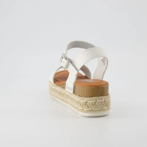 Vista 9 de Sandalias de plataforma CUSHIONAIRE Melissa estilo alpargata para mujer con correa al tobillo ajustable y plantilla de espuma viscoelástica