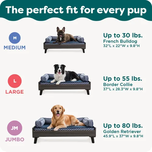Vista 5 de Furhaven Pet – Sofá de felpa ortopédica para perro, cama con forma de L, tumbona ergonómica con contorno de cuna, cama para perros y gatos, varios