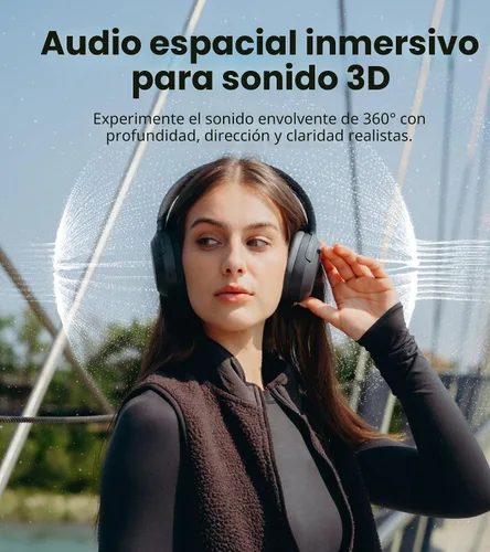 Vista 8 de Edifier W820NB Plus Gen 2 Auriculares inalámbricos sobre la oreja con cancelación de ruido, -49 dB ANC, audio LDAC de alta resolución, 88H