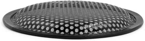 Vista 3 de uxcell 4 unids 6 pulgadas negro metal altavoz subwoofer malla cubierta protectora parrilla para camión