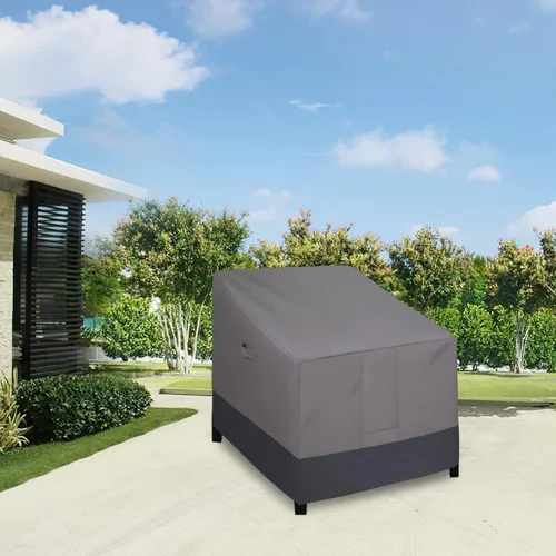 Vista 2 de Easy-Going Funda para silla de exterior, impermeable, resistente al viento, funda para silla de patio, funda para muebles de exterior