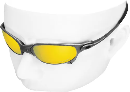 Vista 2 de OOWLIT Lentes de repuesto compatibles con Oakley Juliet Sunglass 24K