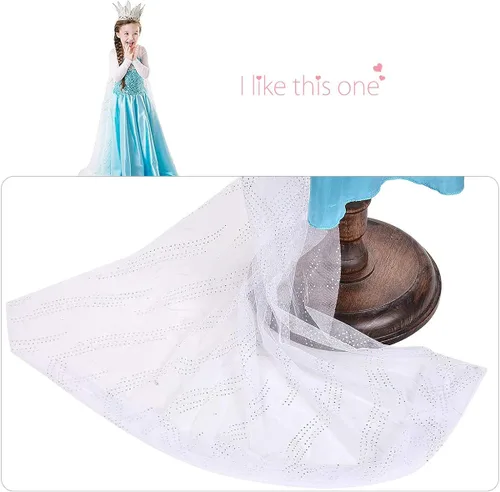 Vista 7 de LOEL Vestido de princesa, disfraces de princesa para niña, cumpleaños, Halloween, Navidad, cosplay