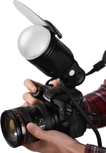 Vista 4 de Godox AK-R1 Kit de accesorios para Godox V1 V1Pro V100 AD100 Pro AD100ProII Flash de cabeza redonda, combina con cabezal flash H200R para AD200