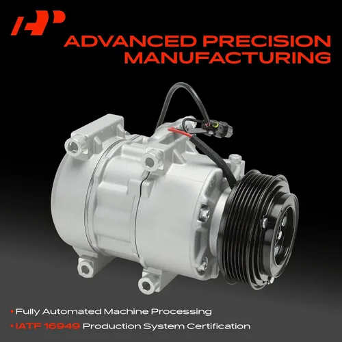 Vista 3 de A-Premium Compresor de aire acondicionado de CA con embrague compatible con Hyundai Palisade 3.8L 2020-2022