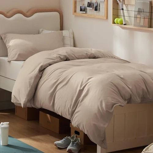 Vista 23 de Bedsure - Juego de funda de edredón tamaño individual/individual XL - Juego de ropa de cama suave de microfibra cepillada doble para niños