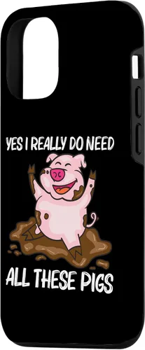 Vista 2 de iPhone 15 Funny Pig Design For Men Women Hog Farmer Farm Animal Lovers Case