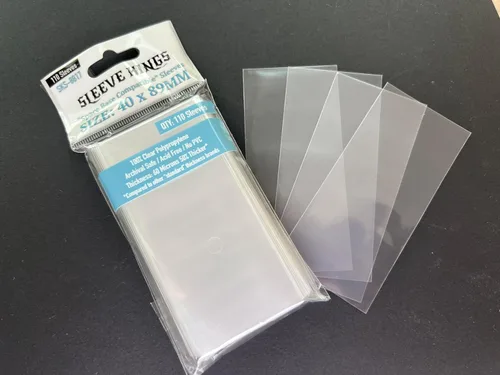 Vista 3 de Sleeve Kings Fundas compatibles con base espacial de 1.575 x 3.504 in (paquete de 4 x 110, 440 mangas)