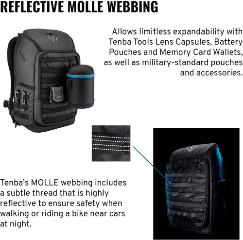 Vista 7 de Tenba Axis Mochila Bolsas (637-701), 20L