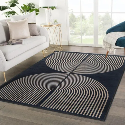 Vista 15 de Alfombra a cuadros de 2 x 3 pies, alfombra negra y blanca moderna para entrada interior, alfombra pequeña lavable a cuadros para baño, alfombra