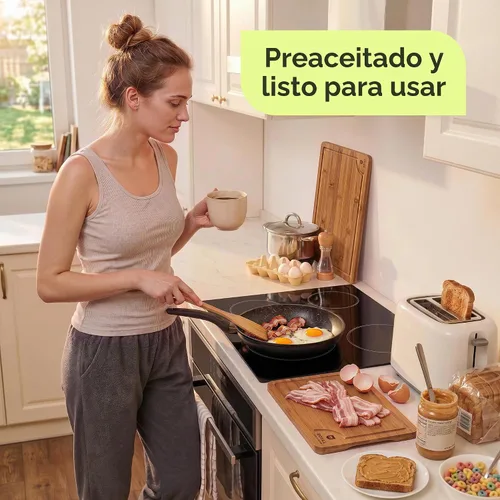 Vista 6 de ROYAL CRAFT WOOD Tablas de cortar de madera para preparar comidas de cocina y servir – Juego de tablas de cortar de bambú no tóxicas con asas Marrón