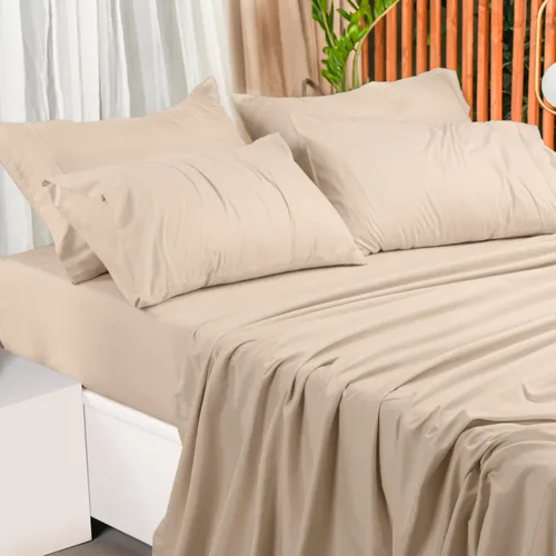 Vista 2 de Utopia Bedding Juego de sábanas de tamaño King, paquete a granel de 8 sábanas, microfibra suave cepillada, bolsillos profundos, resistente al