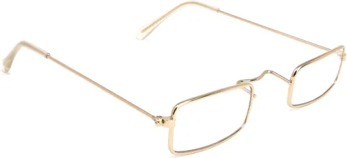 Vista 4 de Skeleteen Old Man - Gafas rectangulares para disfraz 1 par