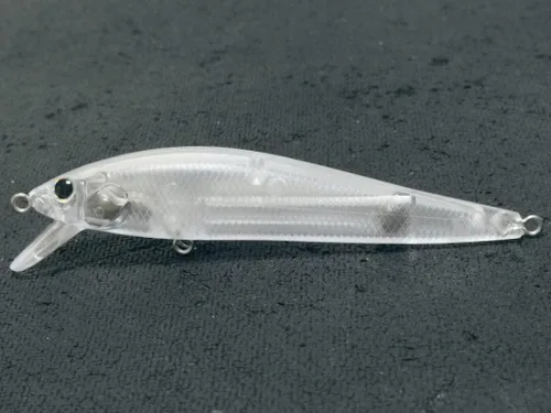 Vista 16 de 10 Señuelo en Blanco sin Pintar Minnow Crankbait de Agua Superior sin Labios Jerkbait Señuelos de Pesca