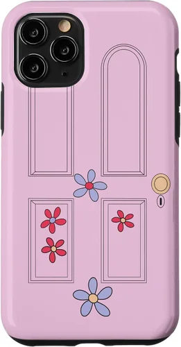 Vista 29 de Disney and Pixar's Monsters, Inc. Boo Door - Carcasa para iPhone 17, color lila