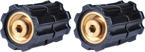 Vista 6 de YAMATIC Adaptador estabilizador para lavadora a presión para manguera, bomba y pistola, M22-0.551 in hembra x M22-0.551 in hembra, 4000 PSI/280 Bar