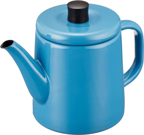 Vista 7 de Noda Enamel Kettle, 0.3 gal (1.5 L), Enameled Porchka Pot, Made in Japan