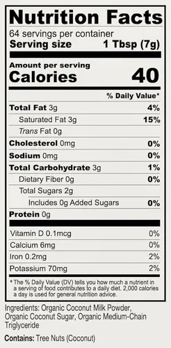 Vista 3 de Anthony's Crema de coco orgánica, 1 libra, con superalimentos y MCT, sin gluten, sin OMG, sin lácteos