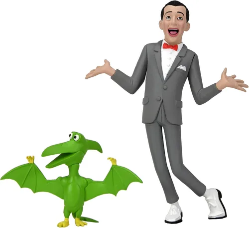 Vista 3 de NECA - Pee-wee's Playhouse Toony Classics Pee-Wee Herman - Figura de acción a escala de 6 pulgadas