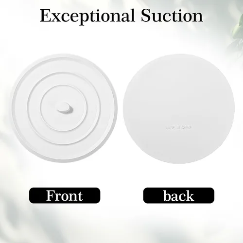 Vista 4 de Tapón de drenaje universal de 4.3 pulgadas, tapa de drenaje de fregadero, cubierta de drenaje de silicona para cocina, baños, accesorios