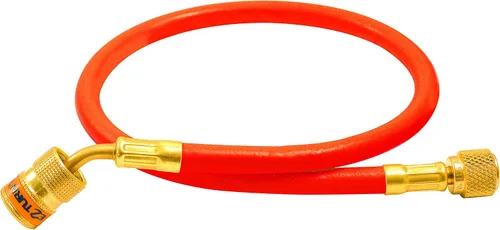 Vista 2 de Uniweld EZ5R Manguera EZ-Turn 5' Barrera Mágica Suave Anti-Blowback, Rojo