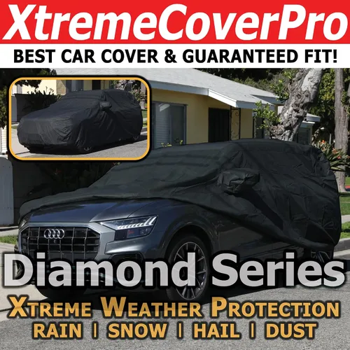 Vista 2 de Funda de coche compatible con Audi Q8 SQ8 RSQ8 SQ8 XTREMECOVERPRO Diamond Series 2019 2020 2022 2022 2023 2024 2025 negro